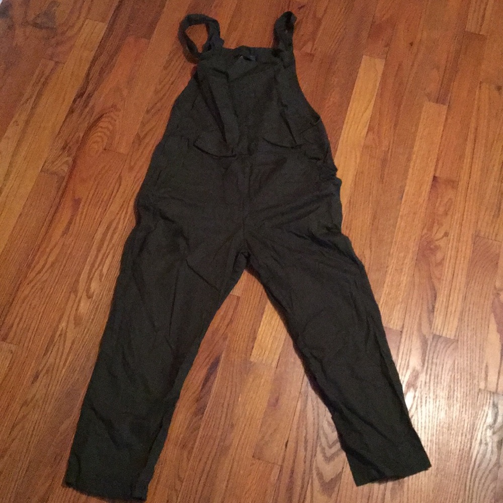Dark Green Overalls